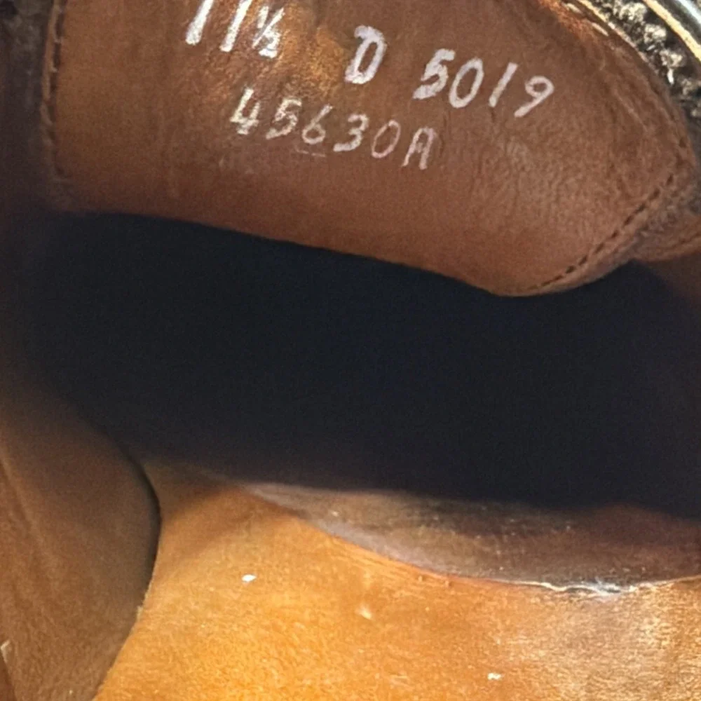 Allen Edmonds Park Avenue Cap Toe Oxford Shoes 5615 Men's Size 11.5 D Brown